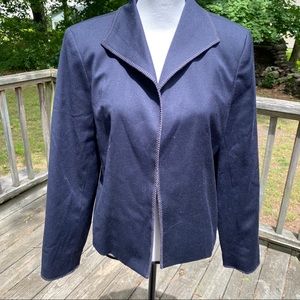 Harve Benard Women's Wool Blend Blazer Navy